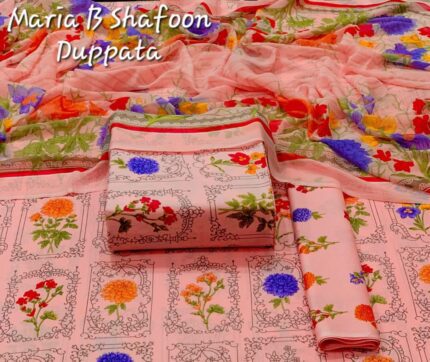 MARIA.B  with Shafoon Duppata 3pc Lawn Collection